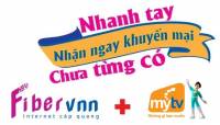Khuyến mãi Cáp Quang VNPT và truyền hình MyTV cho Chung Cư - Cao ốc